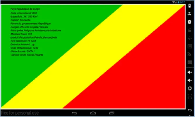 54Pays Africans android App screenshot 0